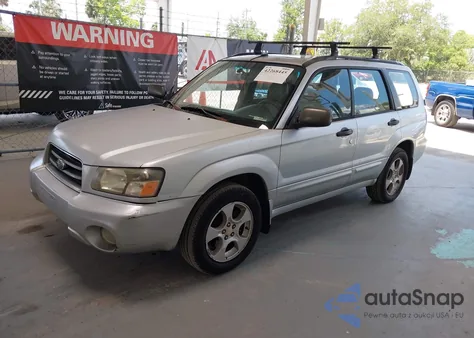 2003 Subaru Forester Xs from USA, damaged, VIN JF1SG65633H737810